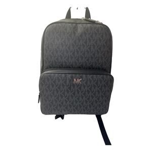 Michael Kors Signature Logo Black Backpack - New with Tag